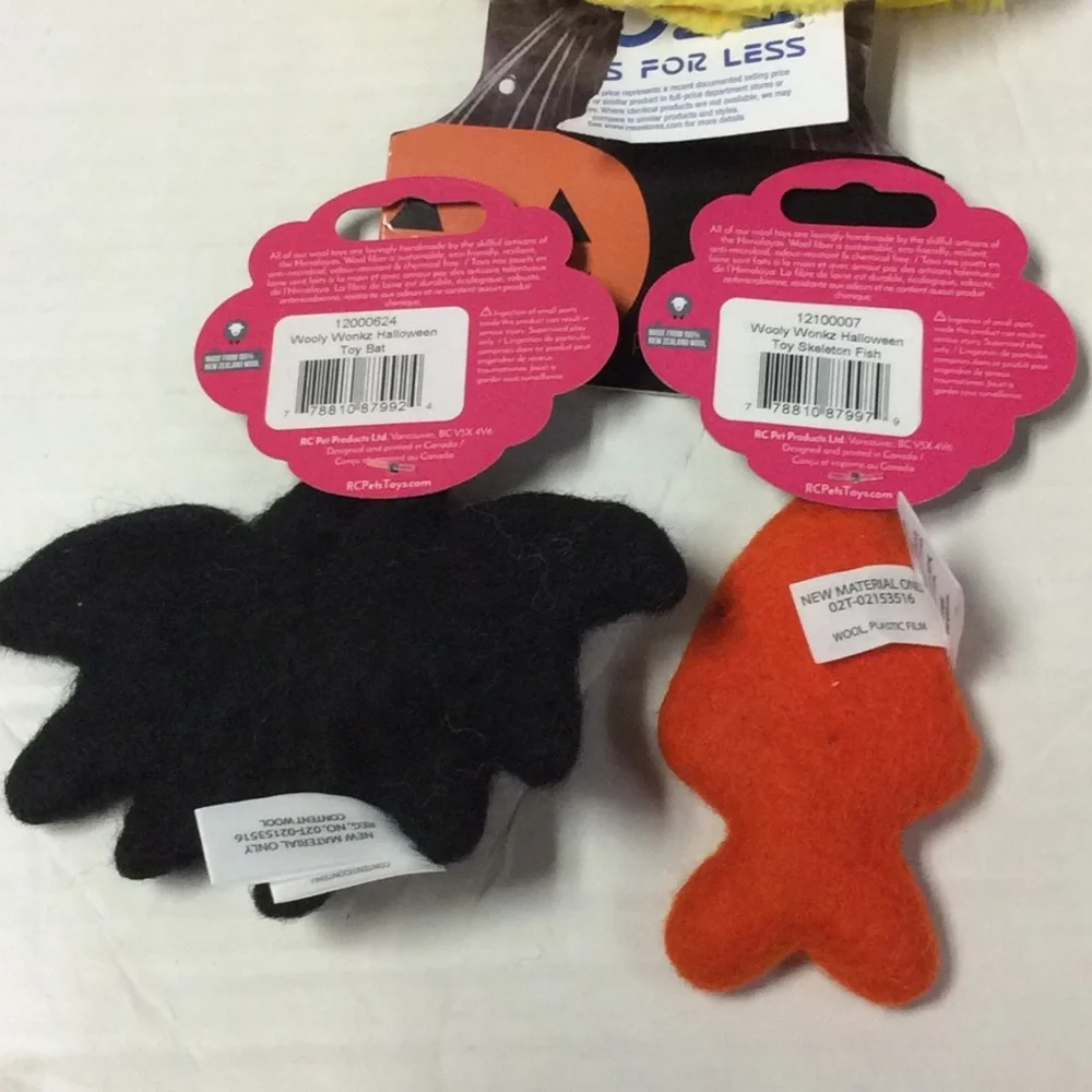 Cat Halloween Bee Hat Wooly Wonkz Cat Toys